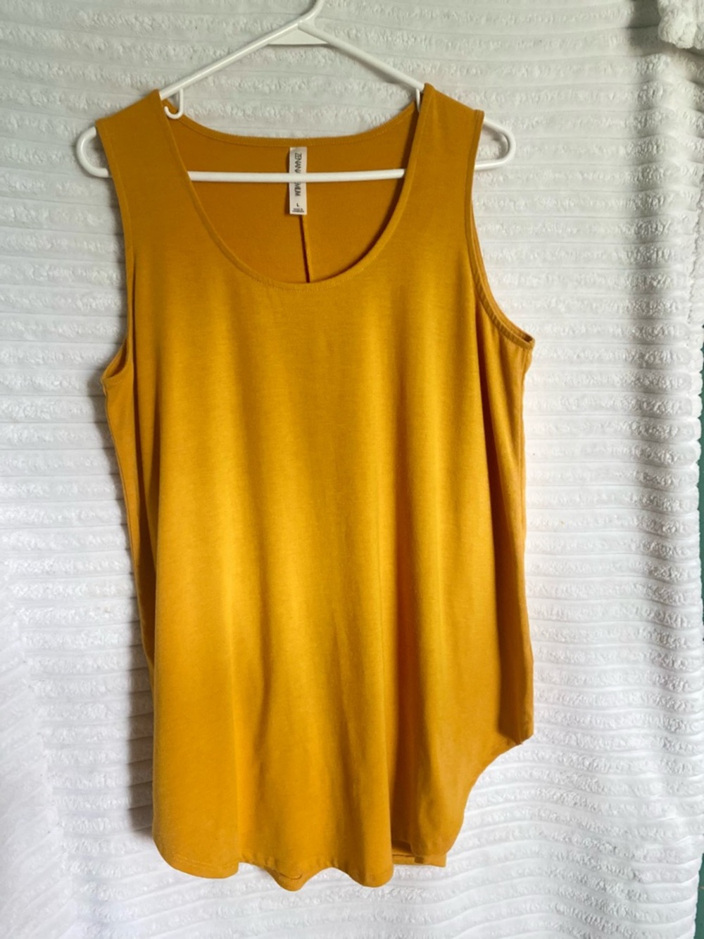 Zenana Outfitters Golden Mustard Scoop Tank
